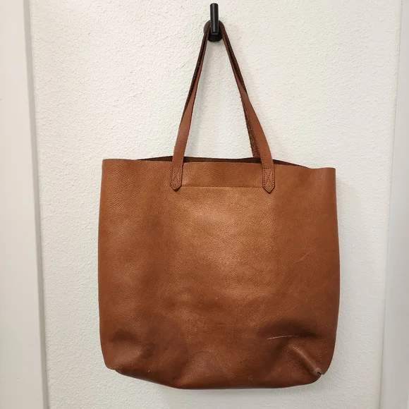 Madewell The Transport Tan Leather Tote Bag - Picture 2 of 13